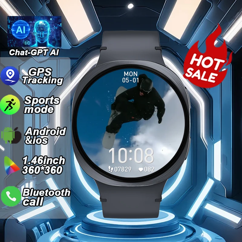 

Original Watch 8 Smart Watch Classic NFC Health Monitoring GPS Bluetooth Call IP68 Waterproof HD Smartwatch For IOS Android