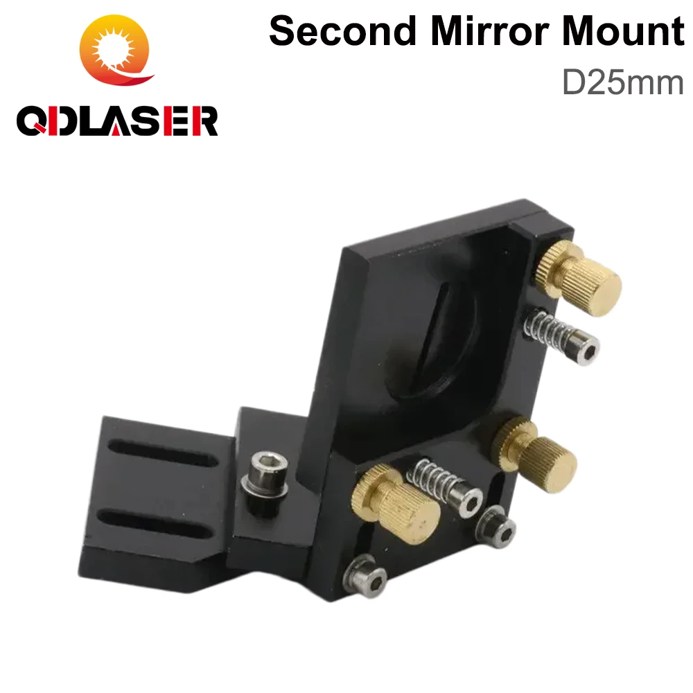 QDLASER 25mm 2nd Reflection Mirror Mount Integrative Bracket Holder Support for CO2 Laser Engraving Cutting Machine