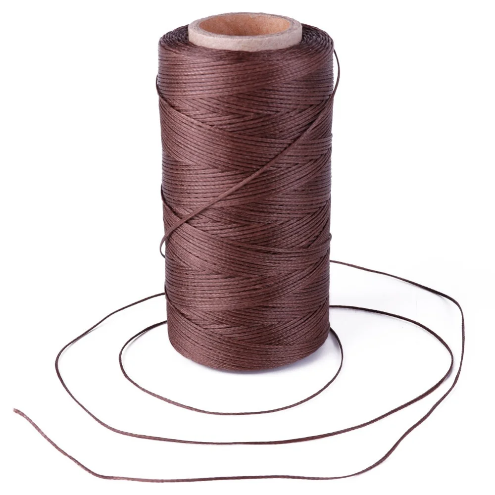 High Quality Durable 260 Meters 0.8mm 150D Leather Waxed Thread Cord for DIY Handicraft Tool Hand Stitching Thread