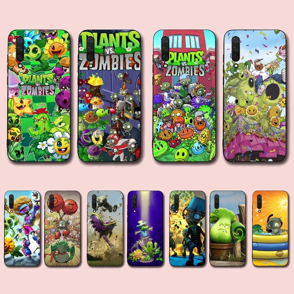 Game P-Plants vs. Z-Zombies Phone Case For Xiaomi Mi 5X 8 9 10 11 12 lite pro 10T PocoX3pro PocoM3 Note 10 pro lite