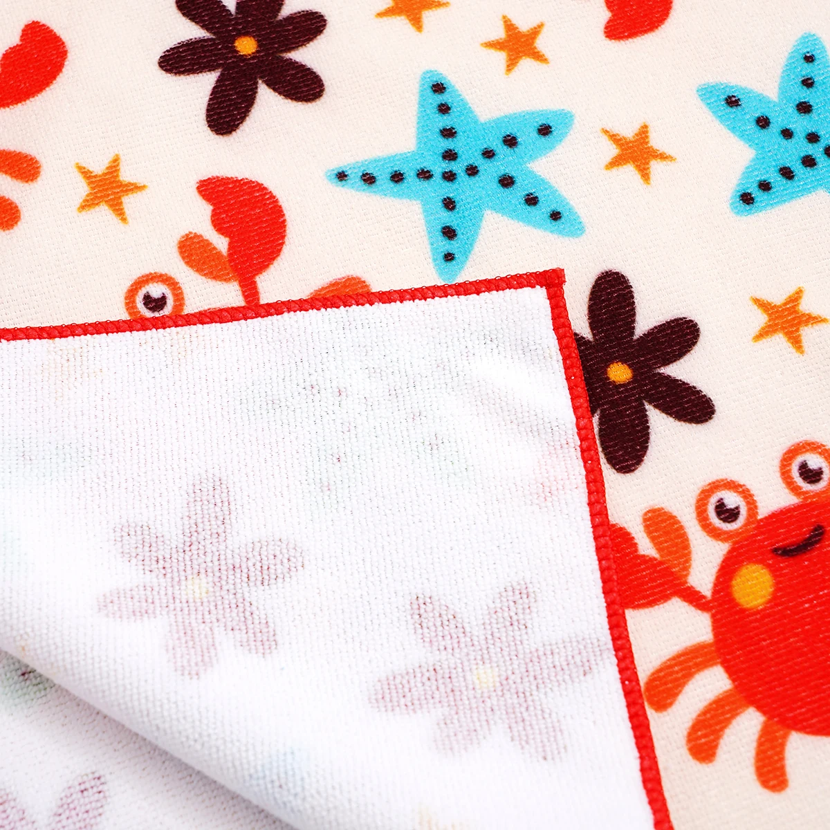 Happyflute Baby Hooded Towel 1Pc Summer Ultra-Soft Microfiber Bath Towel for Infant Toddler Kids Quick Dry Absorbent Baby Towel