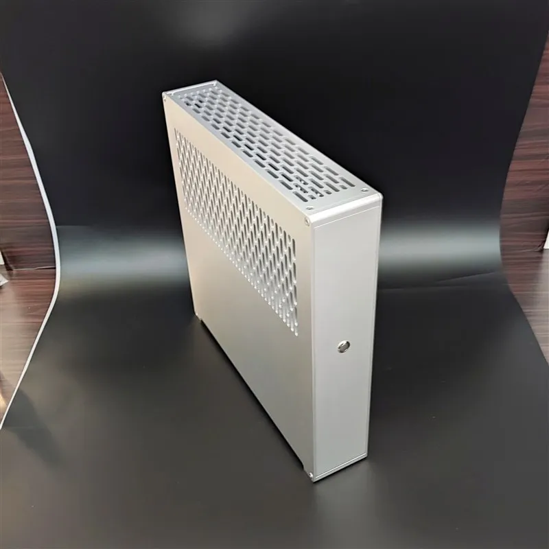 (8th Edition) S59 Mini Portable ITX Small Chassis 5L, SFJX Power Supply Three Fans Single Display Desktop Host