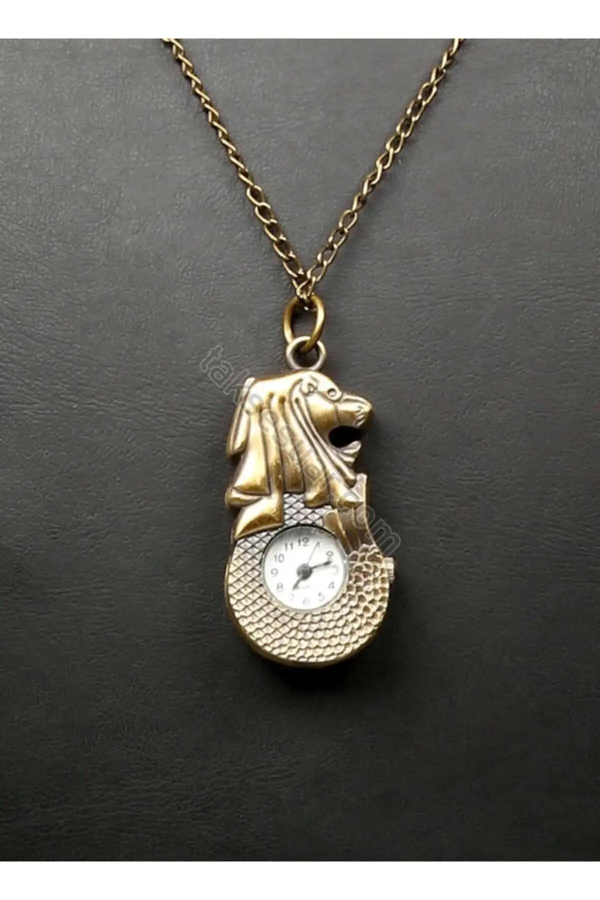 Uras Necklace Dog Design Köstekli Vintage Watch Men Women