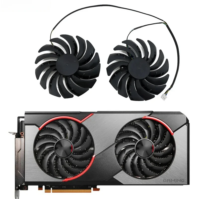 95MM 4Pin GPU Cooling Fan PLD10010S12HH For MSI RX5600XT 5700 5700XT GAMING X Graphics Video Card