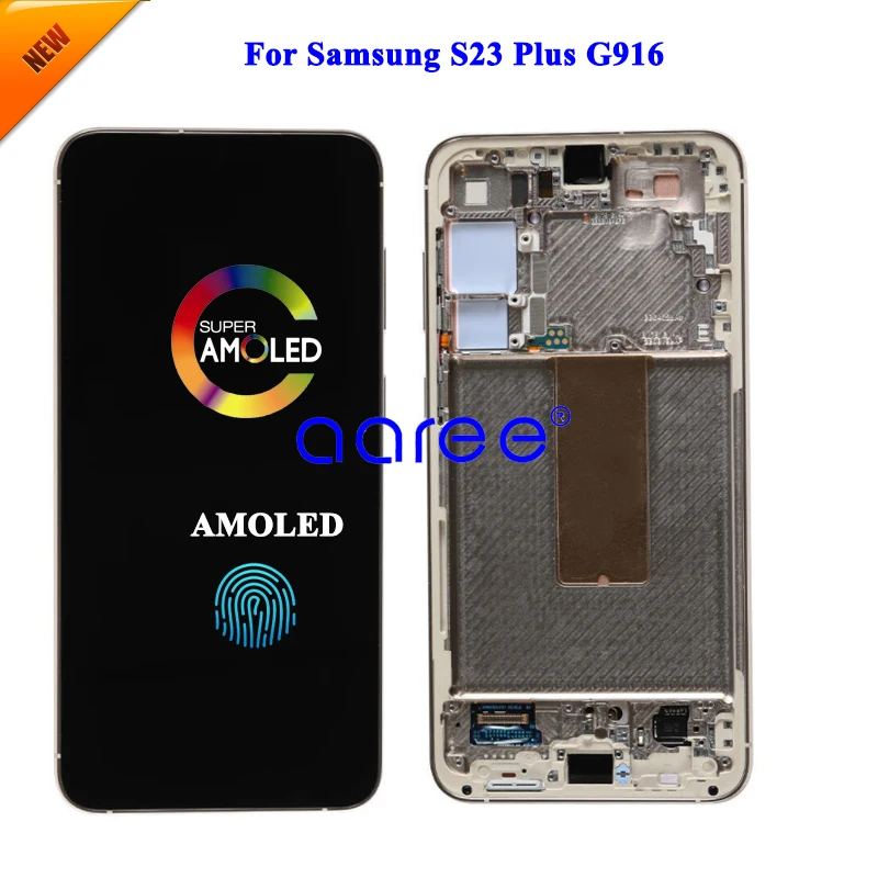 AMOMLED OLED LCD Screen For Samsung S23 Plus 5G LCD For Samsung S23 plus S916 LCD Screen Touch Digitizer Assembly