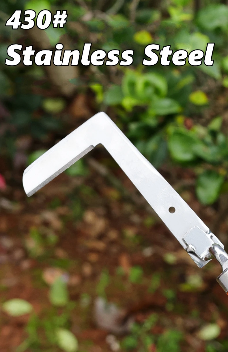 Crack Weeder Crevice Weeding Tool Stainless Steel Manual  Weed Removal Tool 3-Sided Blade Weed Puller Tool with Ergonomic Grip