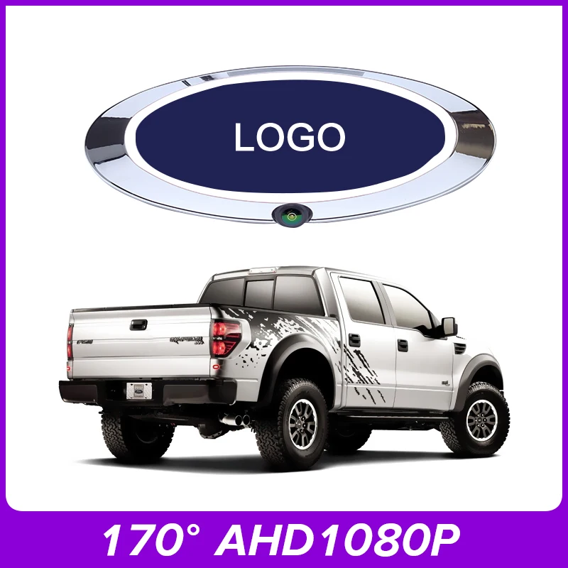 

1080P AHD Pickup Truck Camera 170° Wide Angle for Ford F150 Super Duty 2008-2014 Night Vision Waterproof Backup Reversing Camera