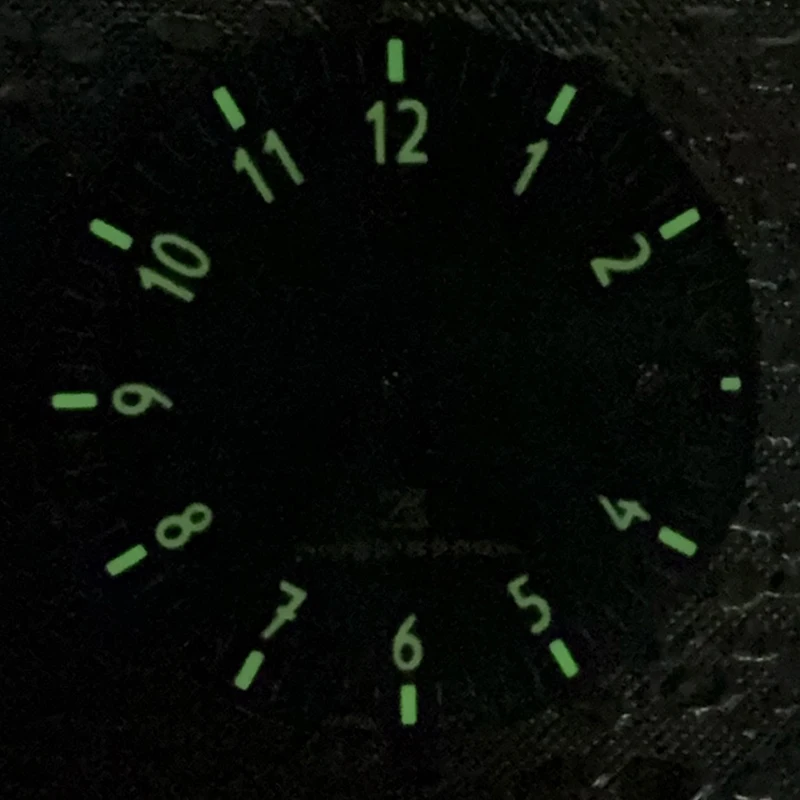 أفضل ساعة 28.5 مللي متر NH35 الطلب S شعار جديد ريترو الهاتفي الأخضر مضيئة مناسبة ل NH35/NH36 التلقائي ساعة يد تعمل بالحركة اكسسوارات #4