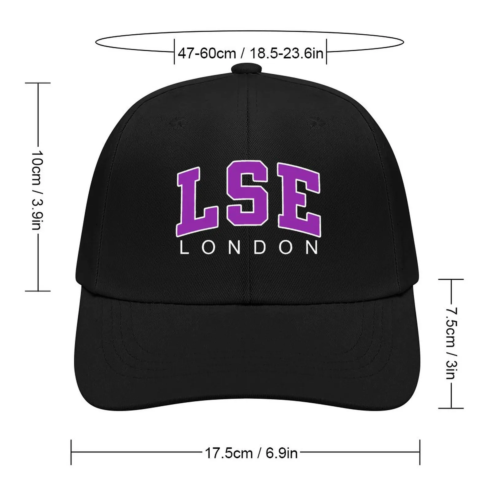الأرجواني لندن Lse قبعة بيسبول مصمم قبعة الصيد قبعة رجل فاخر امرأة الرجال