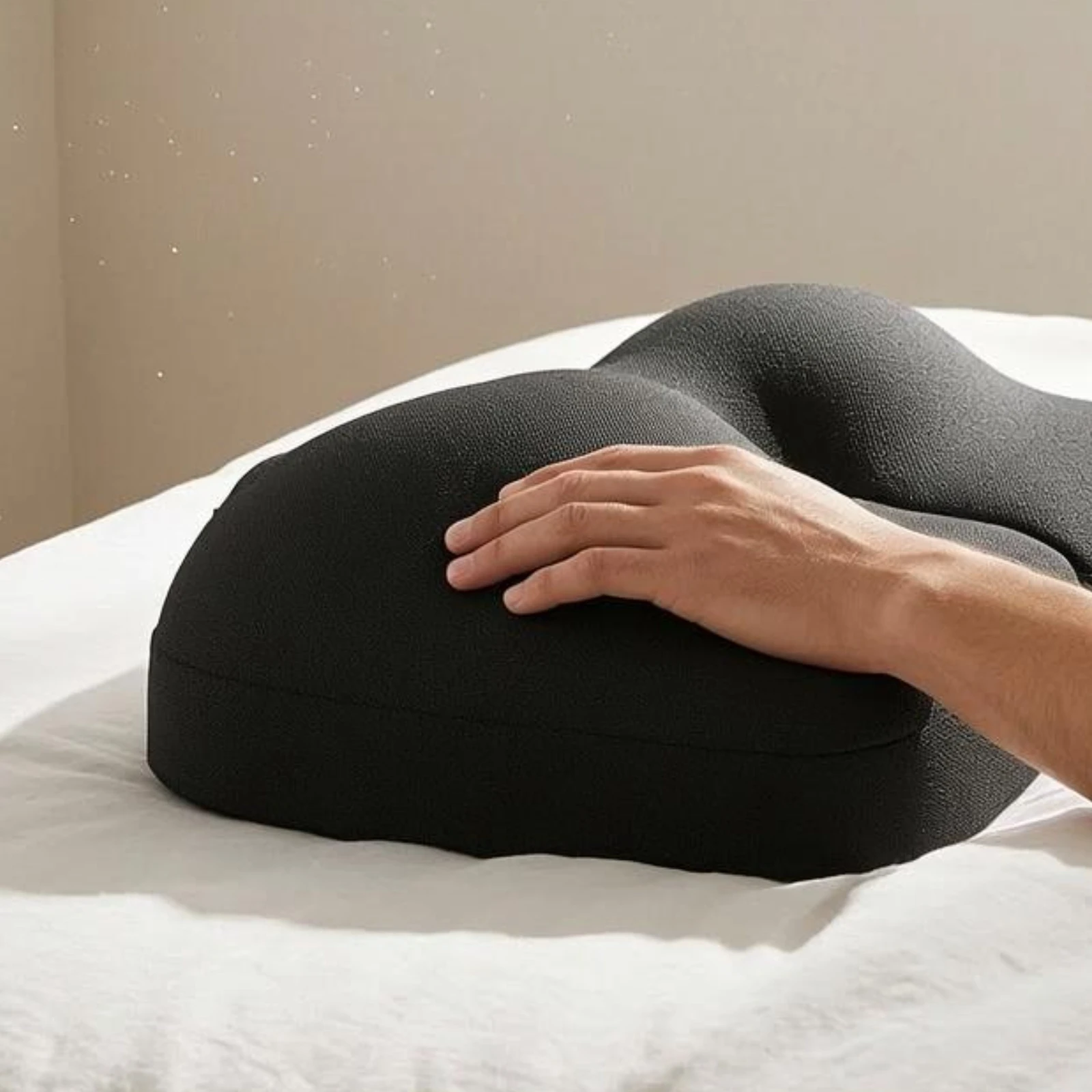 Hip Support Pillow Multifunctional Leg Support Pillow Contoured Cushion Sloping Profile Central Hollow for Sleeping