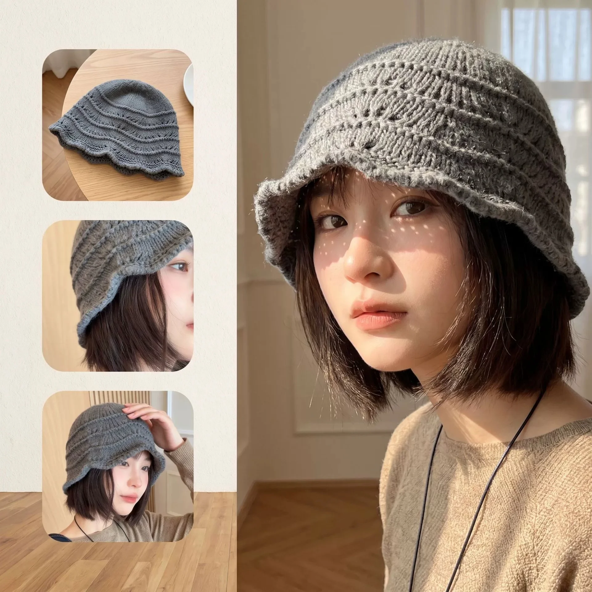 Women’s Fall/Winter Knit Hats: Warm, Ear-Covering Bucket Hats, Versatile Fisherman’s Hats, Pull-Over Cold-Weather Hats