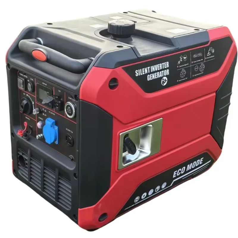 

Ultra Silent 220v 50hz 3500W/5000W Portable Generator Inverter Air Cooled Engine Camping Remote Start