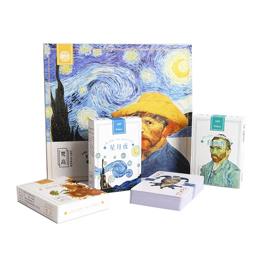 Premium Artistic Playing Cards Vintage Classic Poker Waterproof Deck of Cards  for Parties, Gatherings and Collections