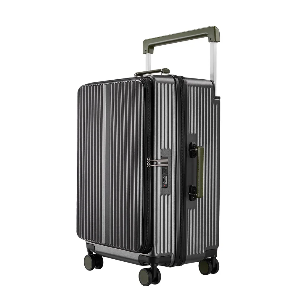 #Expandable Deep Compartment Large Capacity Anti-Shock Multi-Functional Wide Handle Side Opening Luggage with Password Lock