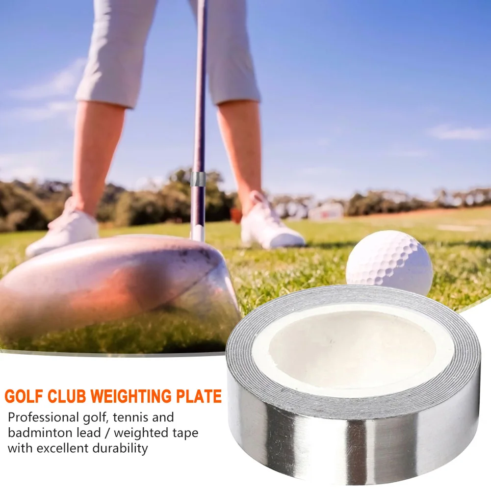 1Roll High Density Lead Weights Golf Lead Tape 30g 50g 100g Self-Adhesion for Wood Iron Putter Wedge Clubs Head Tennis Lead Tape