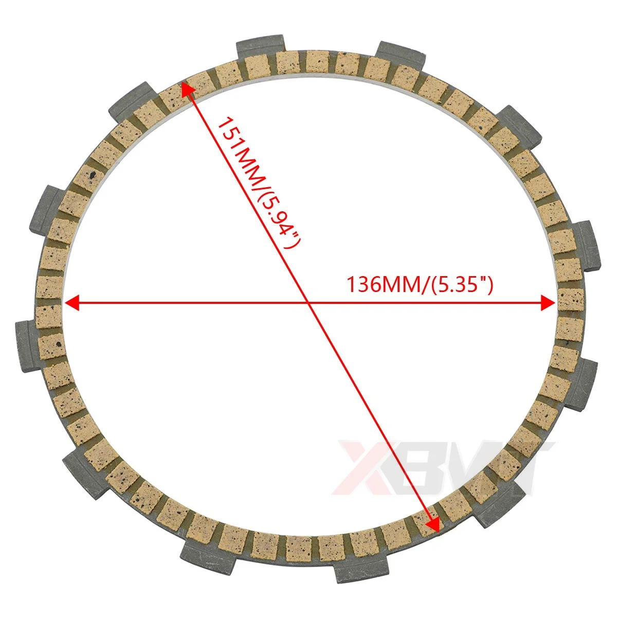 Clutch Friction Plate Disc For Harley Dyna Fat Bob Road King Glide Ultra Heritage Softail Custom Breakout FXSB Rocker FXCW