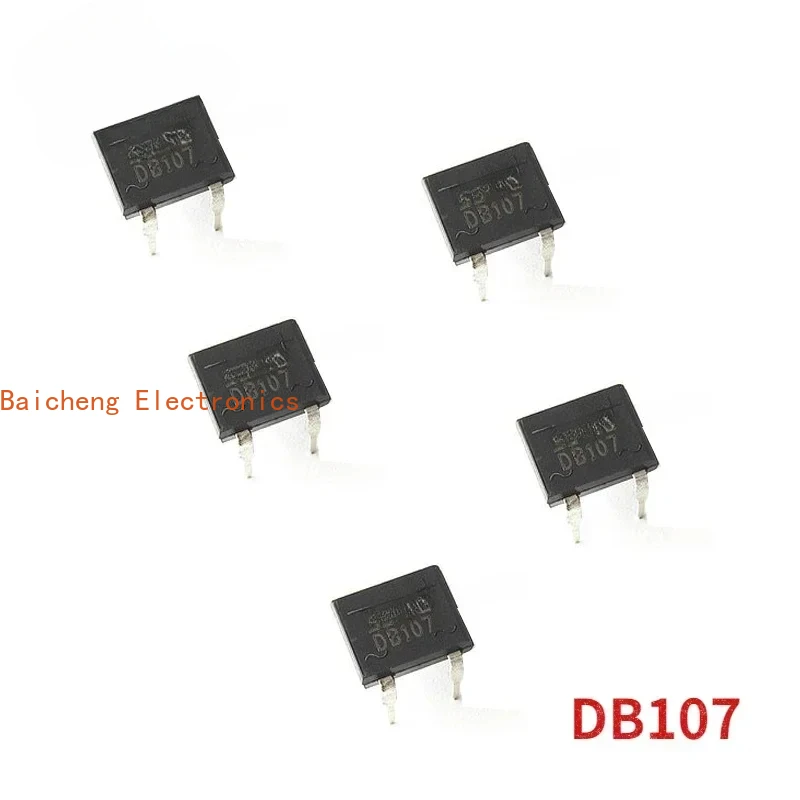 100PCS DB107 Diode Bridge 1A 1000V DIP4 Single Phases Diode Rectifier Bridges Electronica Componentes