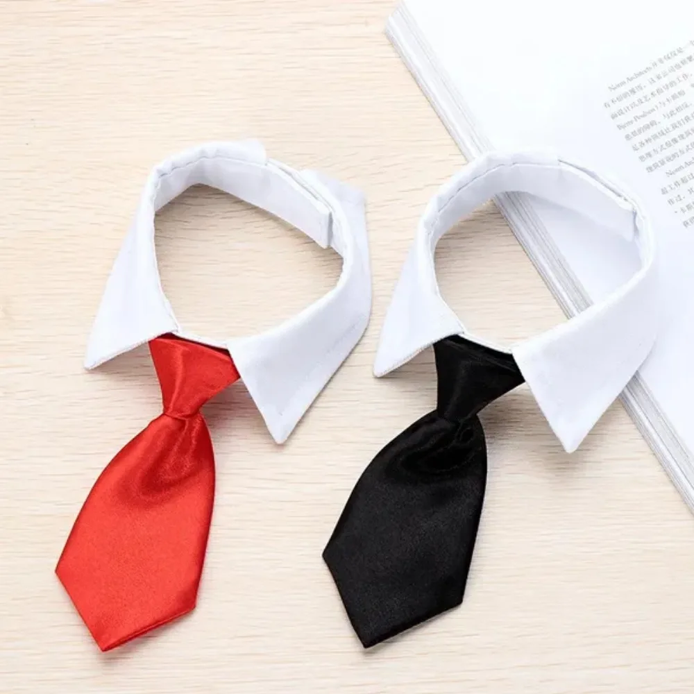Pet Puppy Bow Tie Necktie, Adjustable Pet Neck Tie Costume Formal Dog Collar for Small Dogs and Cats Puppy Grooming Ties