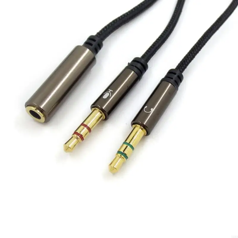 A9BD Extend 2 in 1 Cable for-hyperX Cloud II Cloud-Flight CoreHeadphone