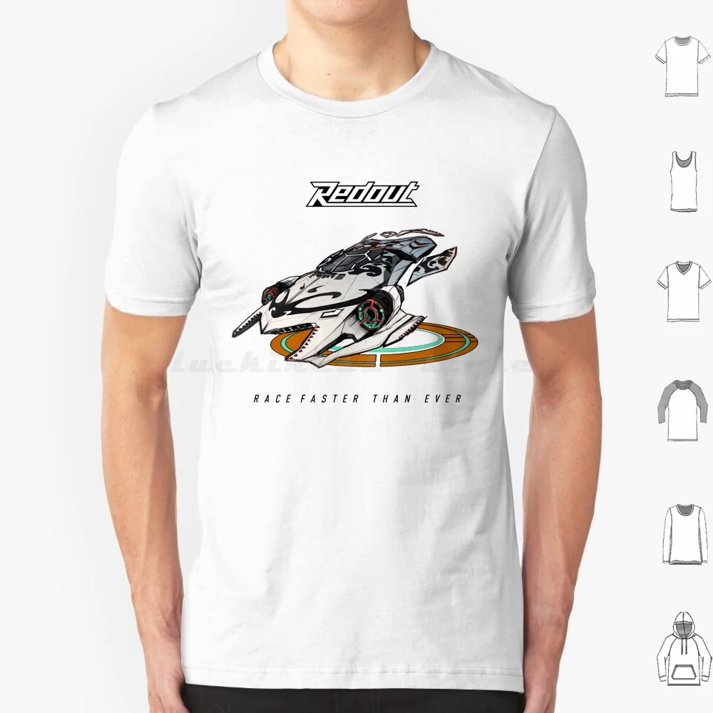 Redout-Lunare Hover camiseta negra hombres mujeres niños 6xl Redout Wipeout Fzero F Zero fórmula carrera rápida Wipeout Hd Arcade