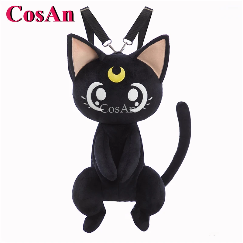 

CosAn Anime Luna Bag Cosplay Black Cat Fashion Item Lovely Backpack For Women Daily Used Halloween Party Role Play Used Hot Sale