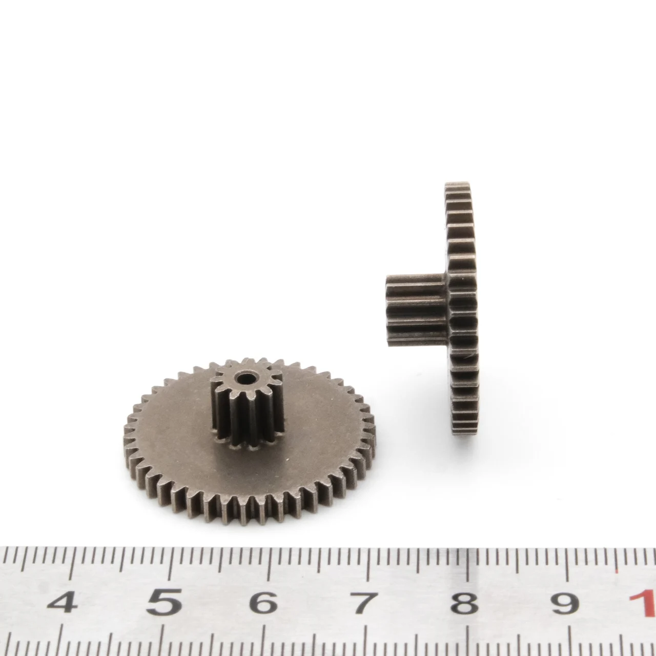 Metal Dual Gear 0.6M 11T-43T 2mm Hard Wear-Resistant For Model Making