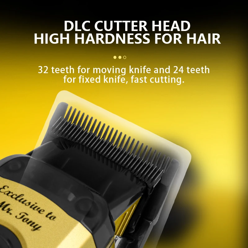 Kemei 90-4 11500RPM Rechargeable Hair Clipper with Base Barber Cordless Hair Clipper Electric Shaver Hair Clipper for Men image 3