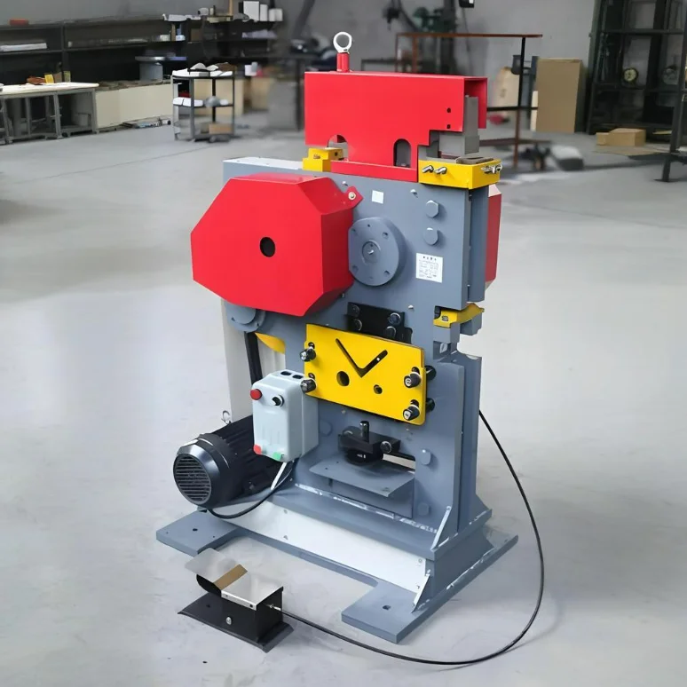 Punching and Shearing Machine Small Electric Multi-function Channel and Eyelet Punching Machine