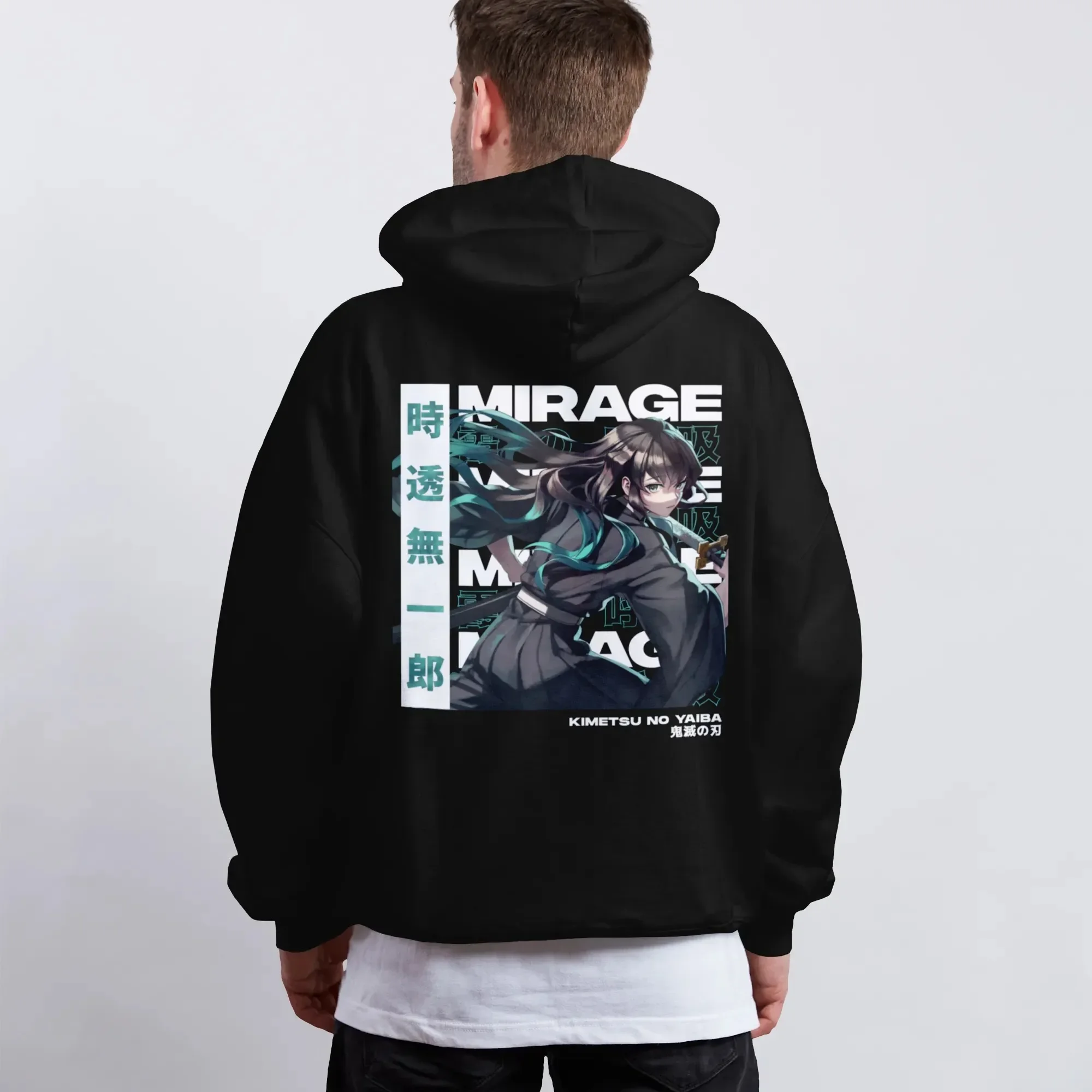 

Mist Pillar Mirage Hoodie,Anime Merch,Sweatshirt,Japanese Streetwear,Harajuku,Oversized Fit,Y2K Style,Hip Hop,Men,Women