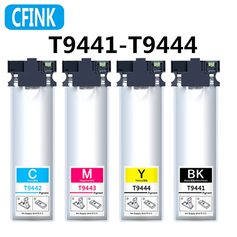 ink bag T9441 T9442 T9443 T9444 T9461 ink cartridge For Epson WF-C5210DW WF-C5290D C5710DWF C5790DWF printers