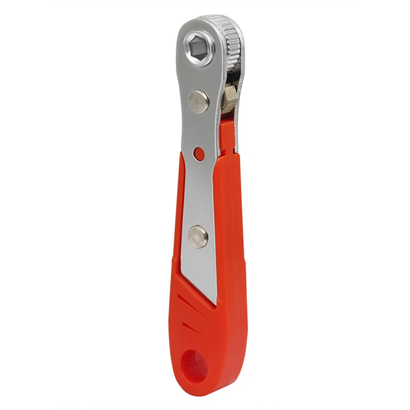 1Pcs 6.35mm Hexagon Spanner Two Way 1/4 Inch Adjustment Quick Release Repair Tools Corrosion Resistant Wrench Ratchet