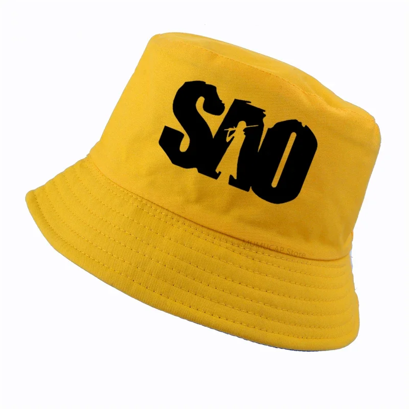 السيف الفن على الانترنت قبعة ساو صياد قبعة متعة عارضة أزياء العلامة التجارية الرجال بنما قناع قبعات الصياد #4