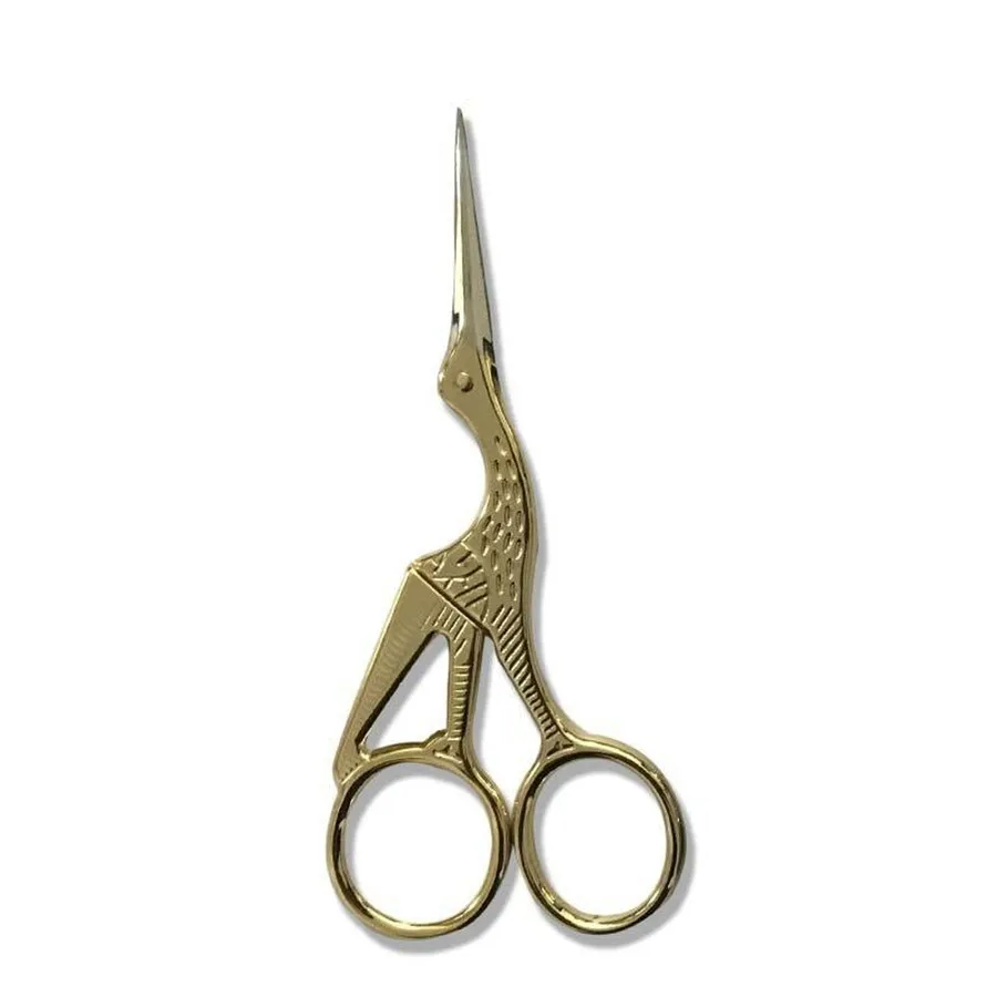 Vintage Crane Shears Tea Bag Tea Shears Bubble Bag Tea Shears Stainless Steel Crane Eyebrow Shears Nose Hair Shears