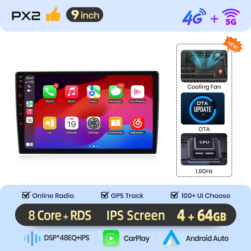 Junsun 8 Core Draadloze CarPlay Android Auto Radio Voor Mercedes Benz Vito 2 W639 Viano 2 2003-2015 4G WiFi GPS Navigatie