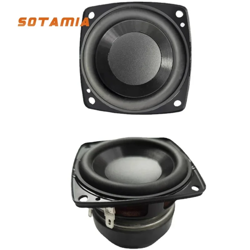 SOTAMIA 2Pcs 2.75 Inch Full Range Speaker Audio 4 Ohm 20W HiFi Music Home Loudspeaker DIY Bluetooth Speaker For JBL Xtreme 2