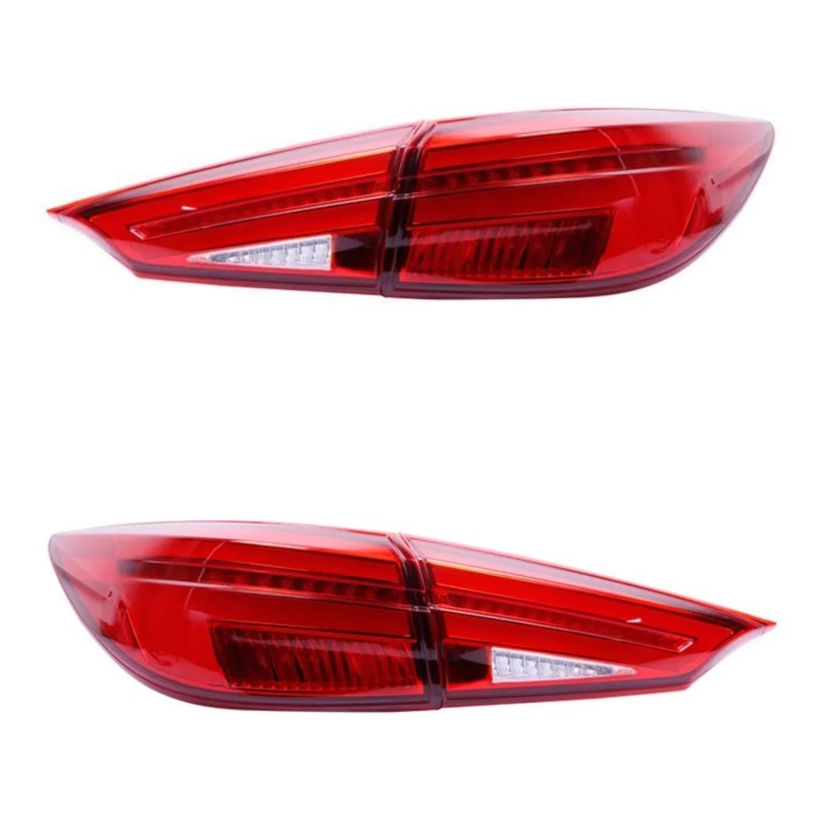 For Mazda3 Axela 2014-2019 Convert Car Taillight Through Lamp Assembly Brake Light Daytime Running Light Turn signal