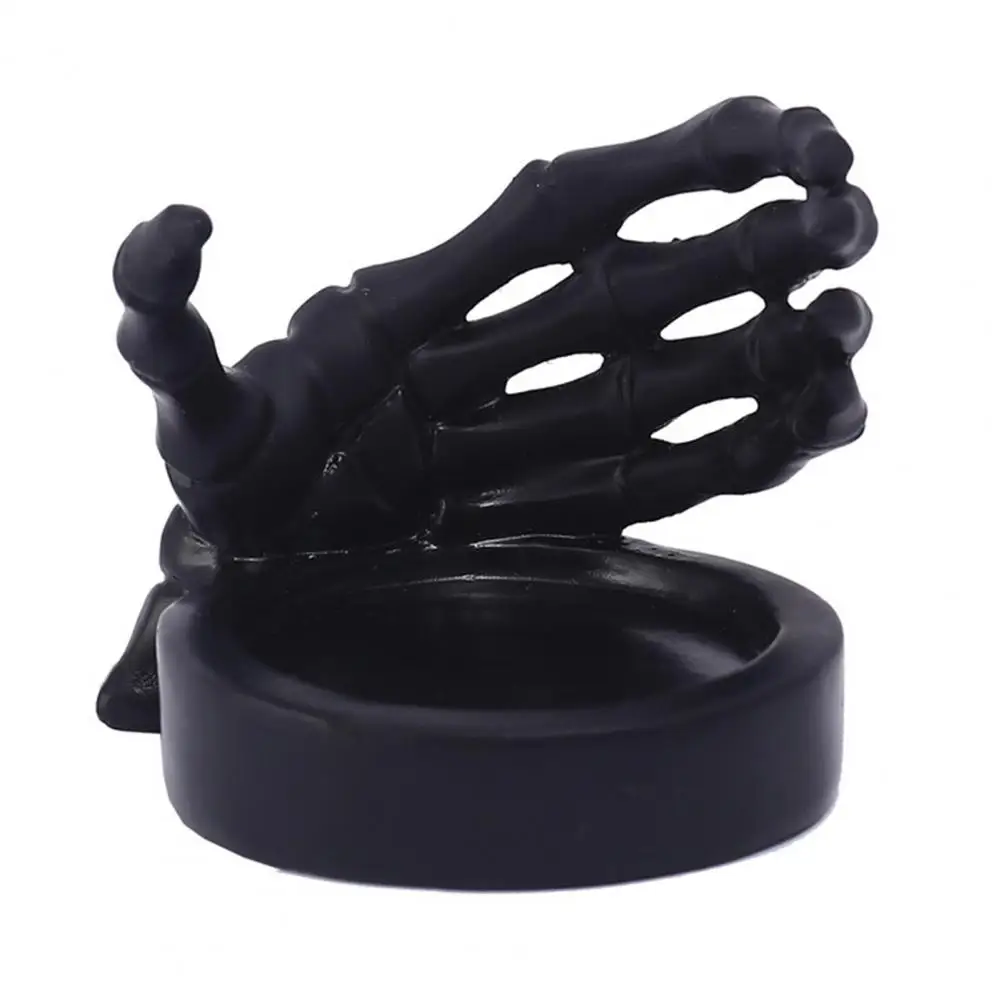 Candle Holder Spooky Skeleton Hand Candle Holder Skull Shaped Tealight Stand for Halloween Decor Desktop Centerpiece Ornament