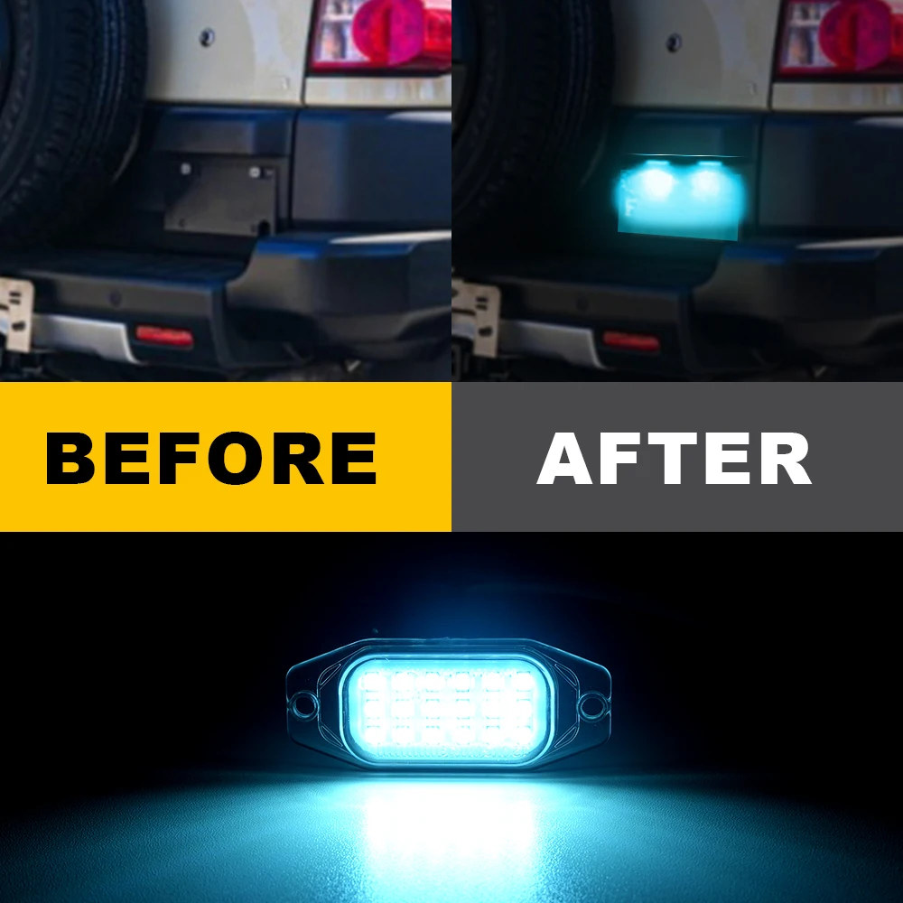 LED Number License Plate Lights For Lexus LX450 For Toyota Land Cruiser FJ80 XJ10 GSJ15 Celica(GT. ST. USA Only)