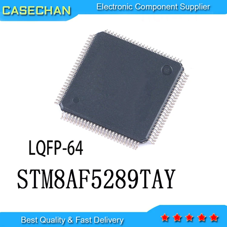 

50PCS New and Original STM8S207RBT6C LQFP-64 STM8L052R8T6 STM32L071RZT6 STM8S STM8L STM32L LQFP IC In Stock chip STM8AF5289TAY