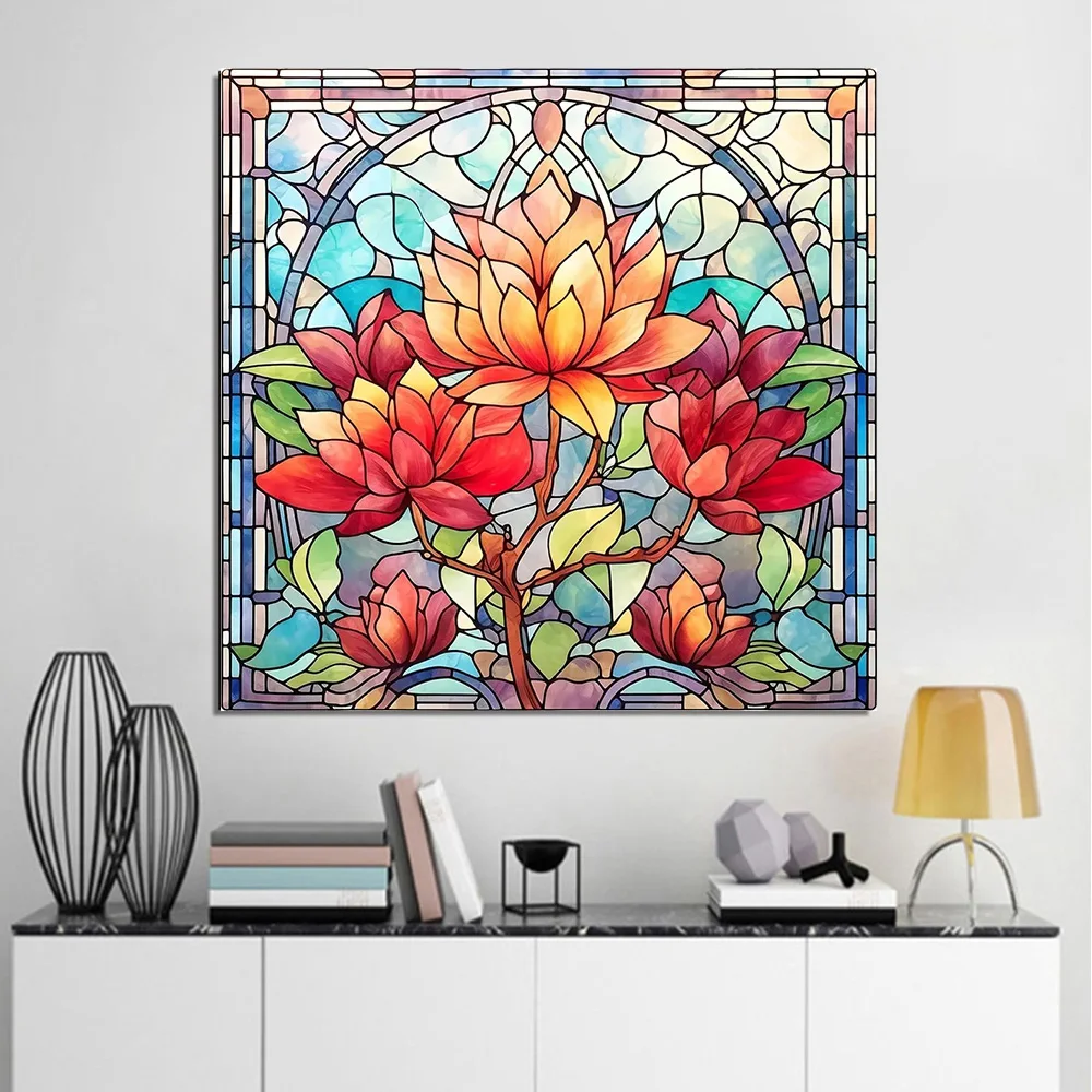 DIY Colorful Flower Sunflower Red Rose 5D Diamond Painting Full Drills Mosaic Embroidery Cross Stitch Poster Home Decor Picture