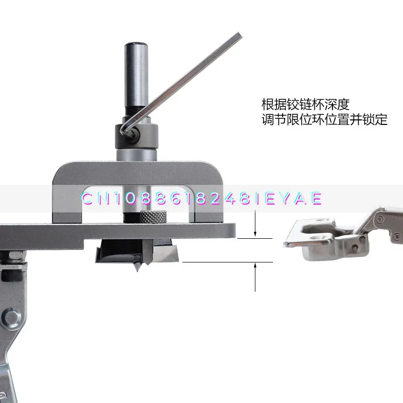 Woodworking 35mm Hinge Hole Opener Cabinet Door Panel Hinge Punching Positioner Hinge Drilling Installation Aids