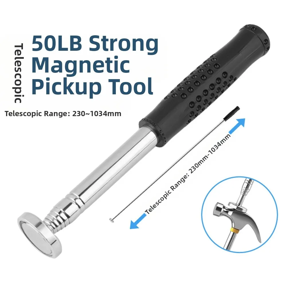 Adjustable Tool Ergonomic Tool AS SHOWN Magnetic Picker Compact Storage Multi-segment Design Telescoping Structure