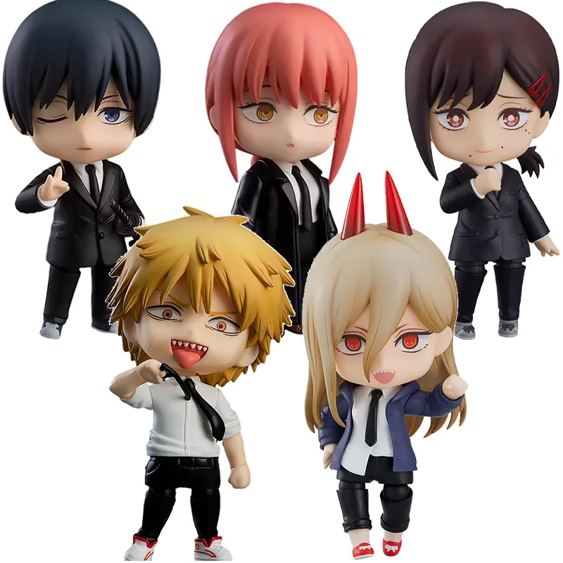 Stock Original Good Smile Nendoroid GSC 1560 1580 2003 2004 2014 Chainsaw Man Denji Power Hayakawa AKi MAKIMA Higashiyama Kobeni