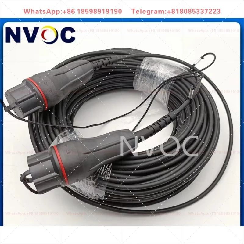 FullAXS-LCUPC Fiber Optic Waterproof Outdoor FULLAXS-LC to Fullaxs Duplex LC 100M 150M 200M 250 Non-Armored 4.8mm Fiber Jumper