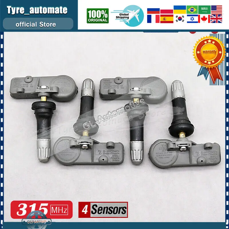 

4PCS 52933-2V000 TIRE PRESSURE SENSOR MONITOR TPMS for Hyundai Veloster 2012-2016