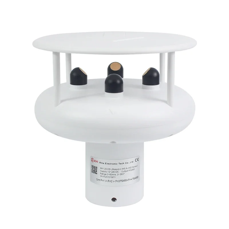 

RIKA RK120-03 Weather Station Ultrasonic Anemometer Wind Direction and Speed Sensor