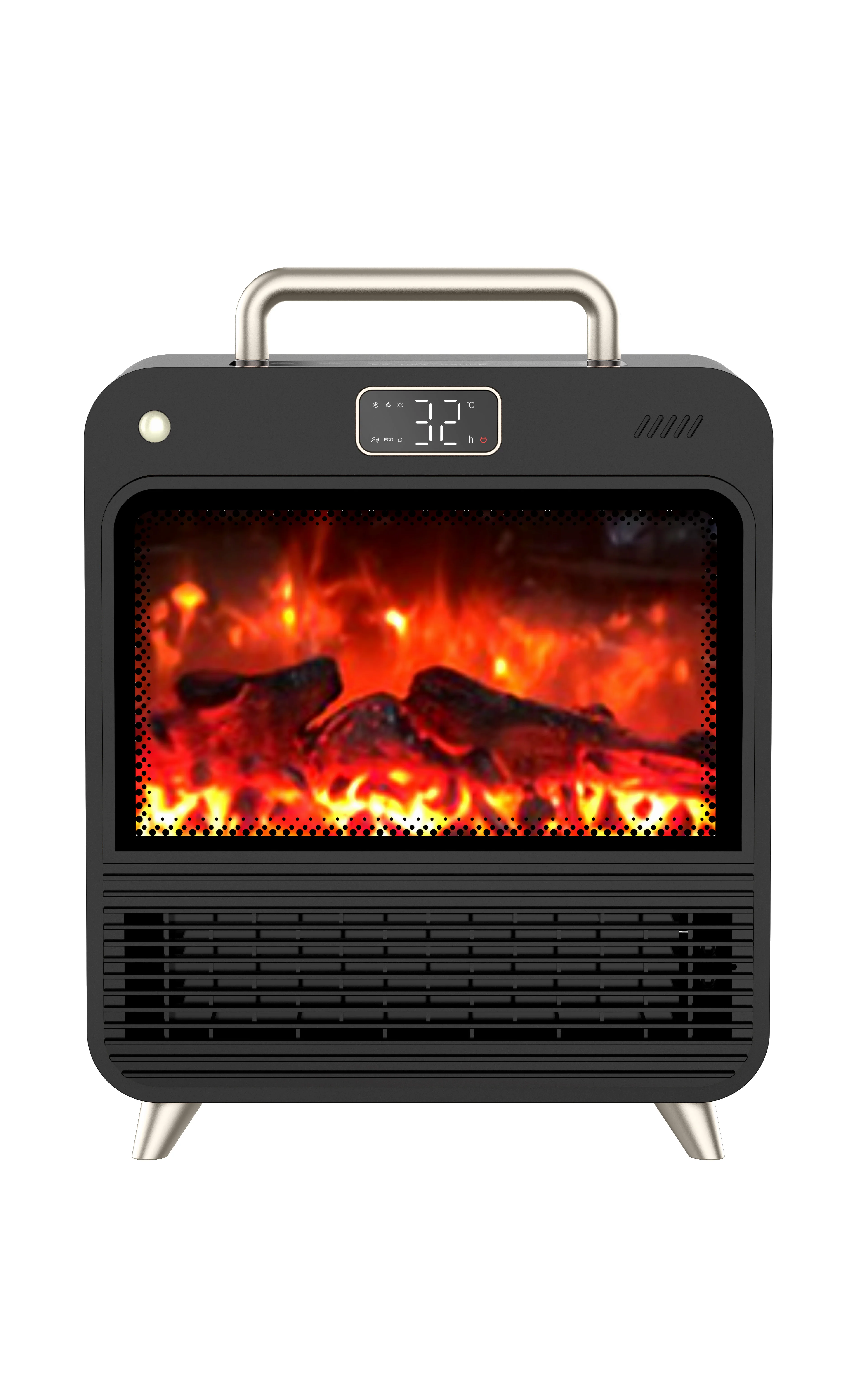 Premium-Grade Electric Tower Heater with Remote Control EU Plug Heating Humidifying Indoor Household Use Portable
