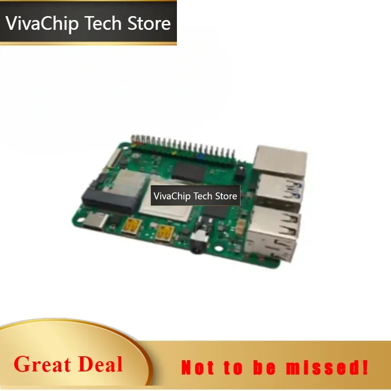 VivaCTROCKPI 4 C+ Rockchip RK3399T 64bit Six-core A72 A53 Development Board Compatible With Raspberry Pi
