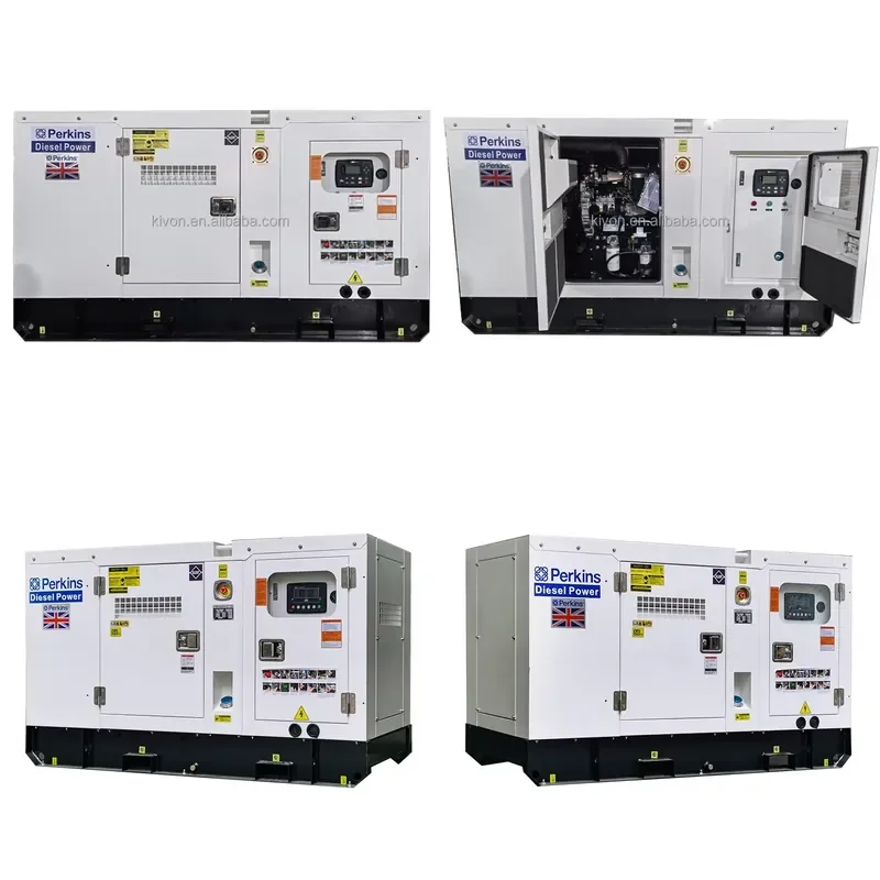 Stock 20kva 30kva 50kva 60kva Silent 15kva Generator Set for Engine 50kw Rated Power Remote Control