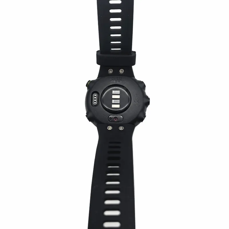 ساعة Garmin Forerunner 45 GPS الرياضية الخارجية معدل ضربات القلب تدعم اللغة الروسية الإسبانية. برتغالية 95% جديدة
